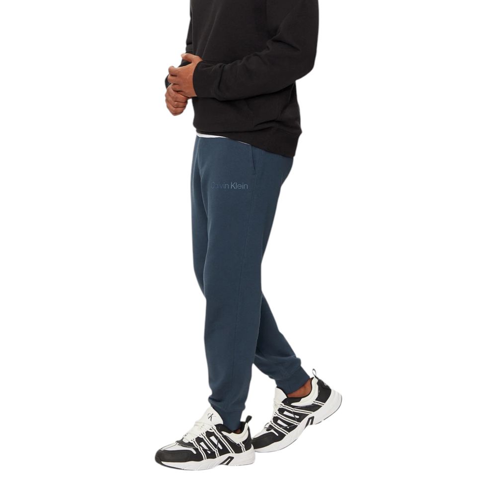 Calvin Klein Jeans – Blaue Jogginghose aus Baumwolle