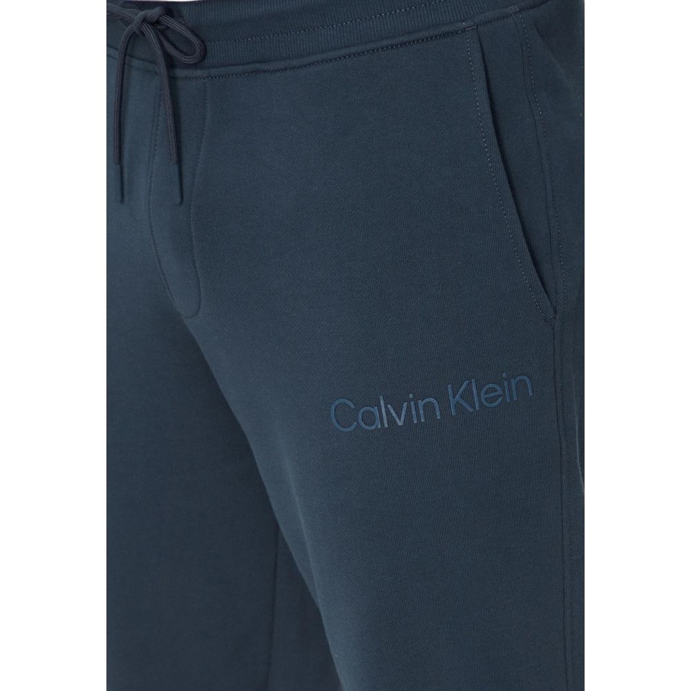 Calvin Klein Jeans – Blaue Jogginghose aus Baumwolle