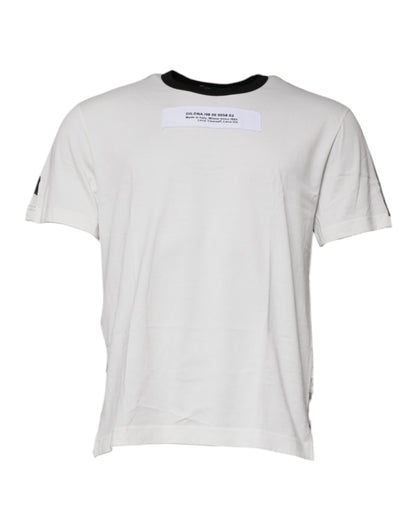 Dolce &amp; Gabbana Mehrfarbiges Camouflage-T-Shirt mit Rundhalsausschnitt