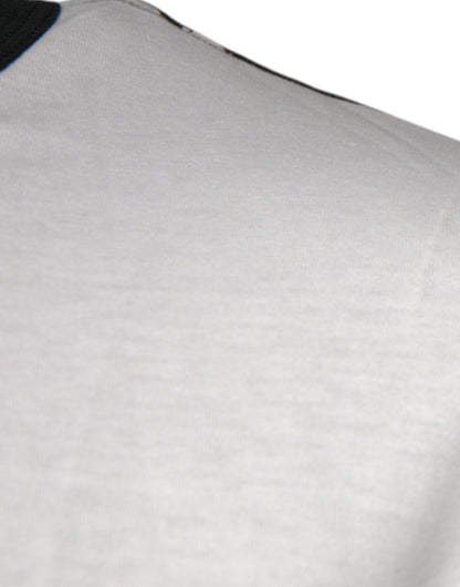 Dolce &amp; Gabbana Mehrfarbiges Camouflage-T-Shirt mit Rundhalsausschnitt