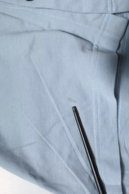 Dolce &amp; Gabbana Blaues Poloshirt aus Baumwolle mit Knopfleiste für Herren