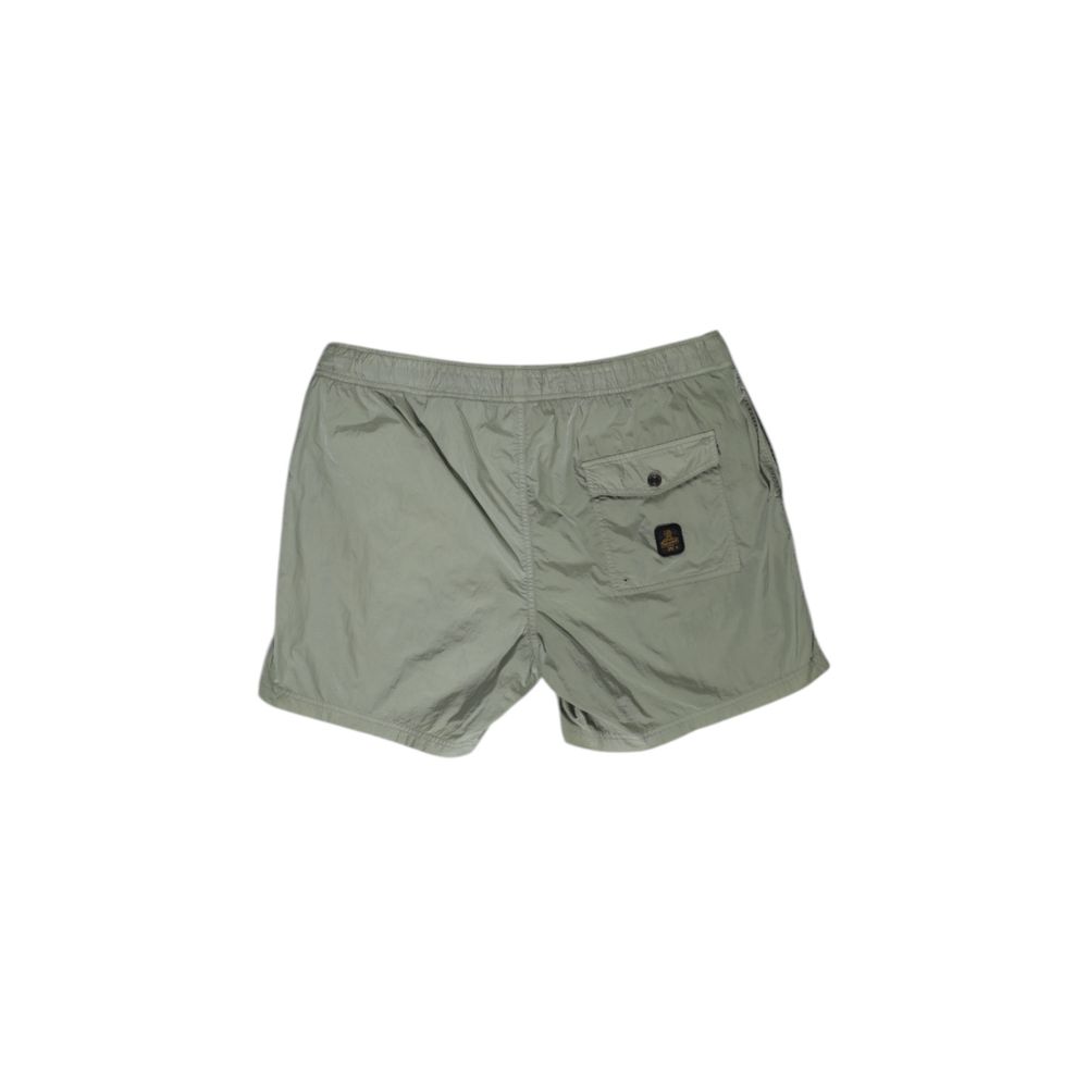 Refrigiwear Grüne Nylon-Badeshorts