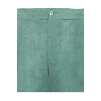 Alpha Studio – Grüne Leinenshorts