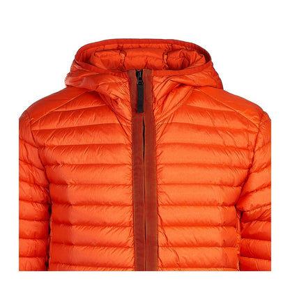 Stone Island Orange Nylon Herrenjacke