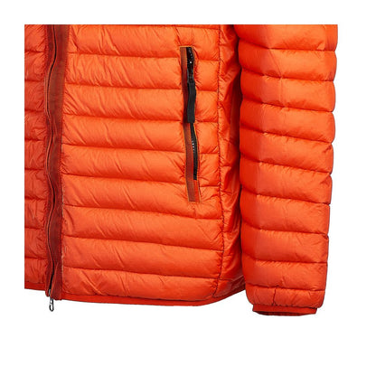 Stone Island Orange Nylon Herrenjacke