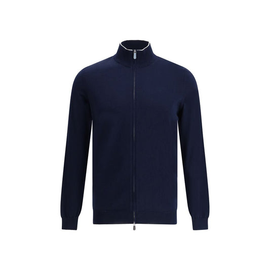 Svevo Cardigan aus blauer Baumwolle