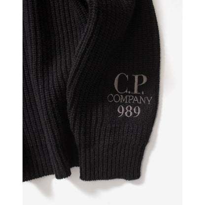 CP Company Schwarzer Wollpullover für Herren