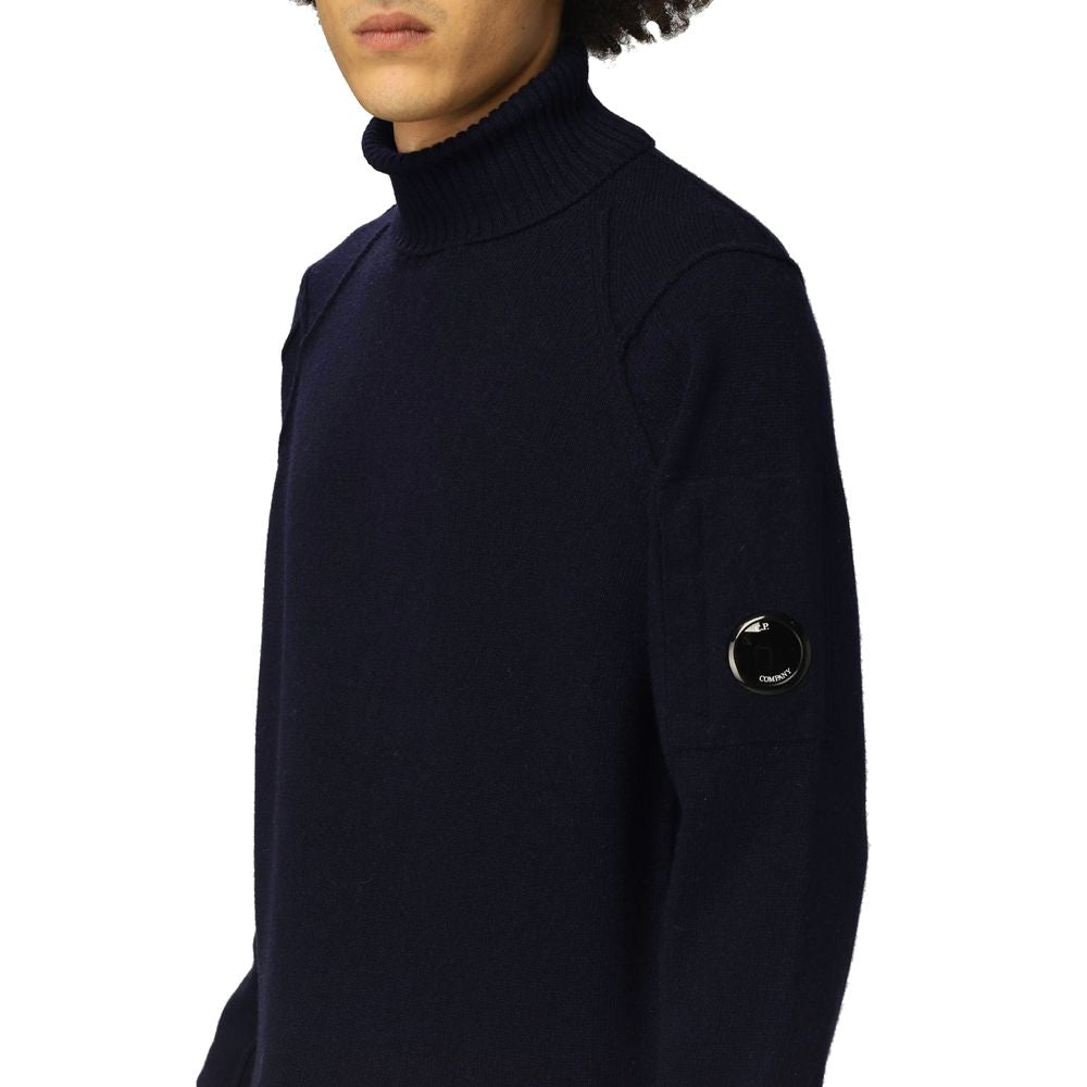 Blauer Wollpullover von CP Company
