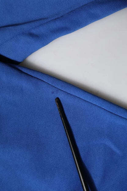 Dolce &amp; Gabbana – Blaue Jogginghose aus Baumwolle mit mittlerer Taille