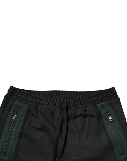 Dolce &amp; Gabbana – Schwarze Jogginghose aus Baumwollmischung