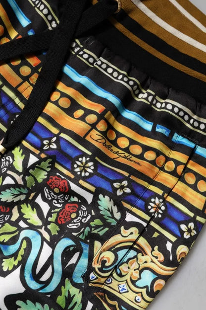 Dolce &amp; Gabbana Mehrfarbige NAPOLEON Jogger Jogginghose