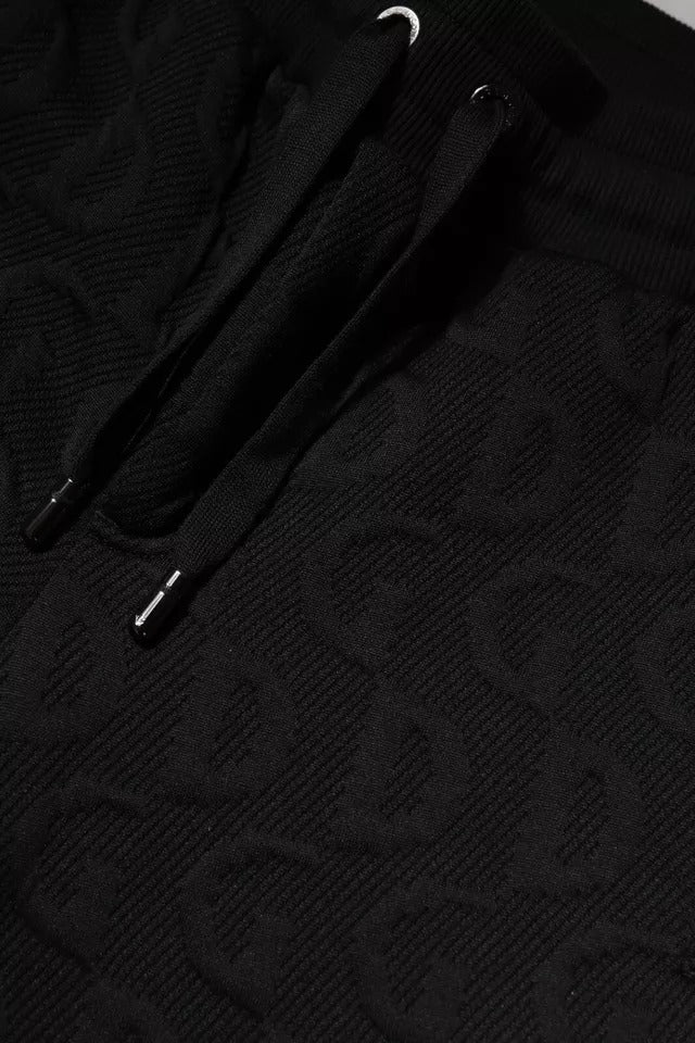 Dolce &amp; Gabbana – Schwarze Jogginghose mit Logo-Monogramm