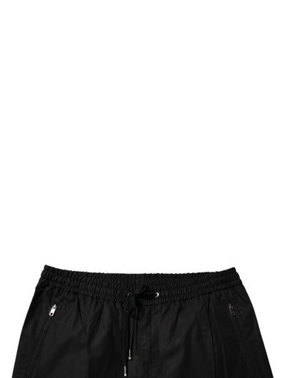 Dolce &amp; Gabbana Schwarze Jogginghose aus Baumwolle für Herren