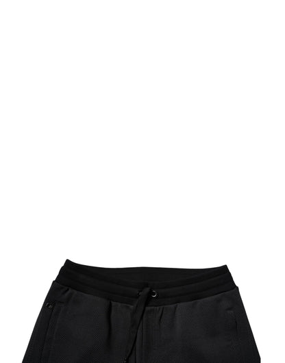 Dolce &amp; Gabbana Schwarze Polyester-Jogginghose für Herren