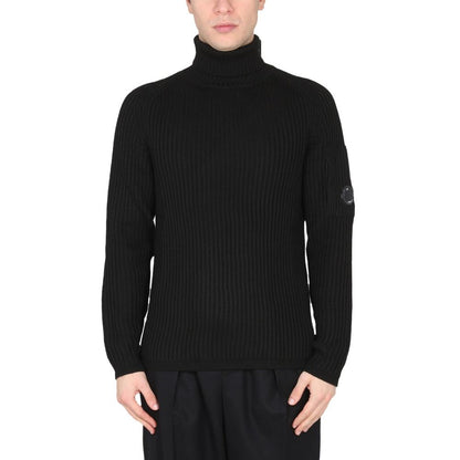 Schwarzer Wollpullover von CP Company