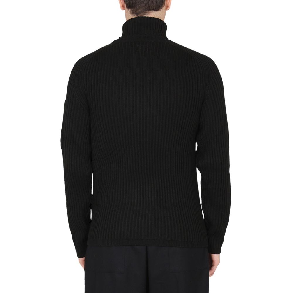 Schwarzer Wollpullover von CP Company