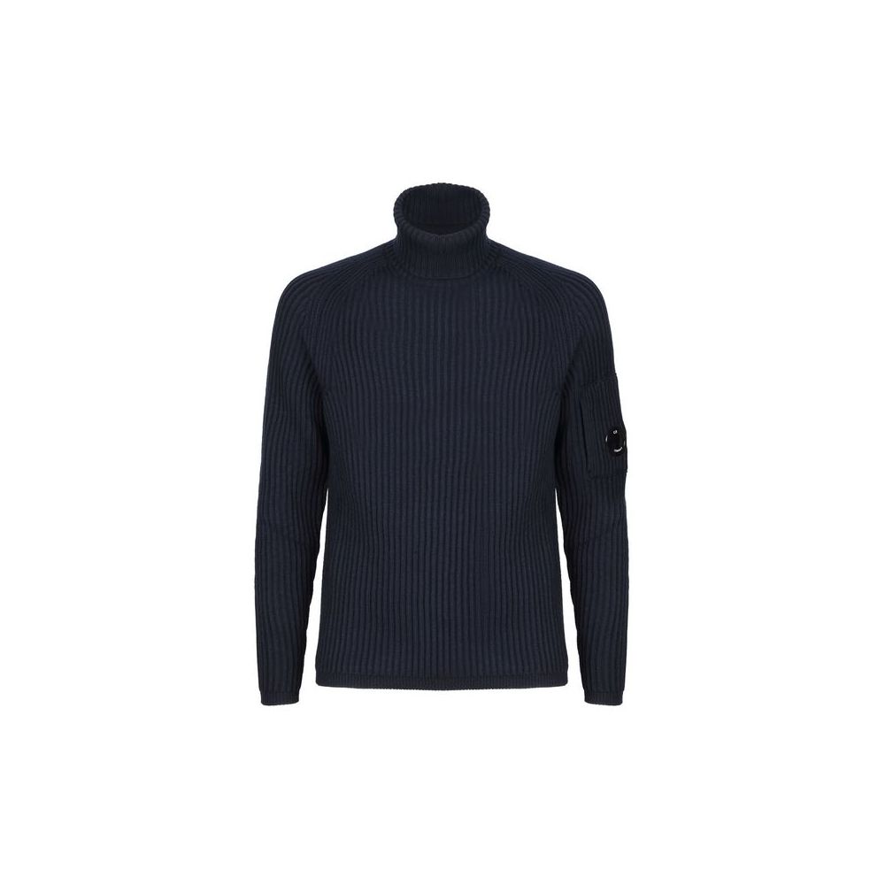 CP Company Schwarzer Wollpullover für Herren