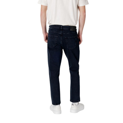 Calvin Klein Jeans – Blaue Jeans aus Baumwolle mit entspannter Passform