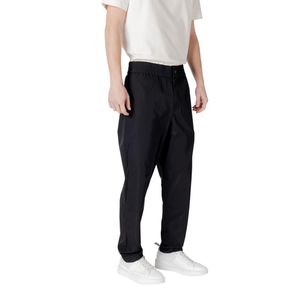 Calvin Klein Jeans Schwarze Freizeithose aus Polyester