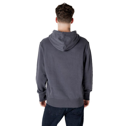 Calvin Klein Jeans – Grauer Kapuzenpullover aus Baumwolle
