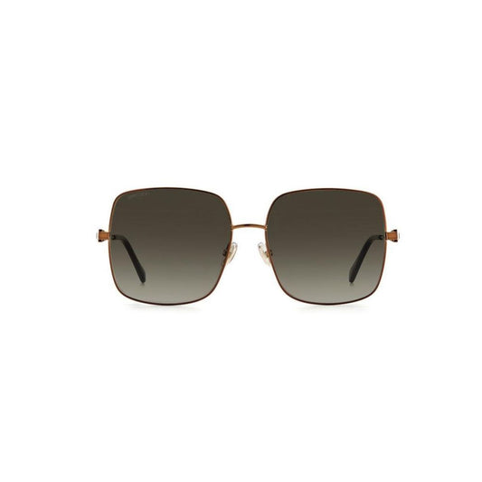 Jimmy Choo Braune Metallsonnenbrille