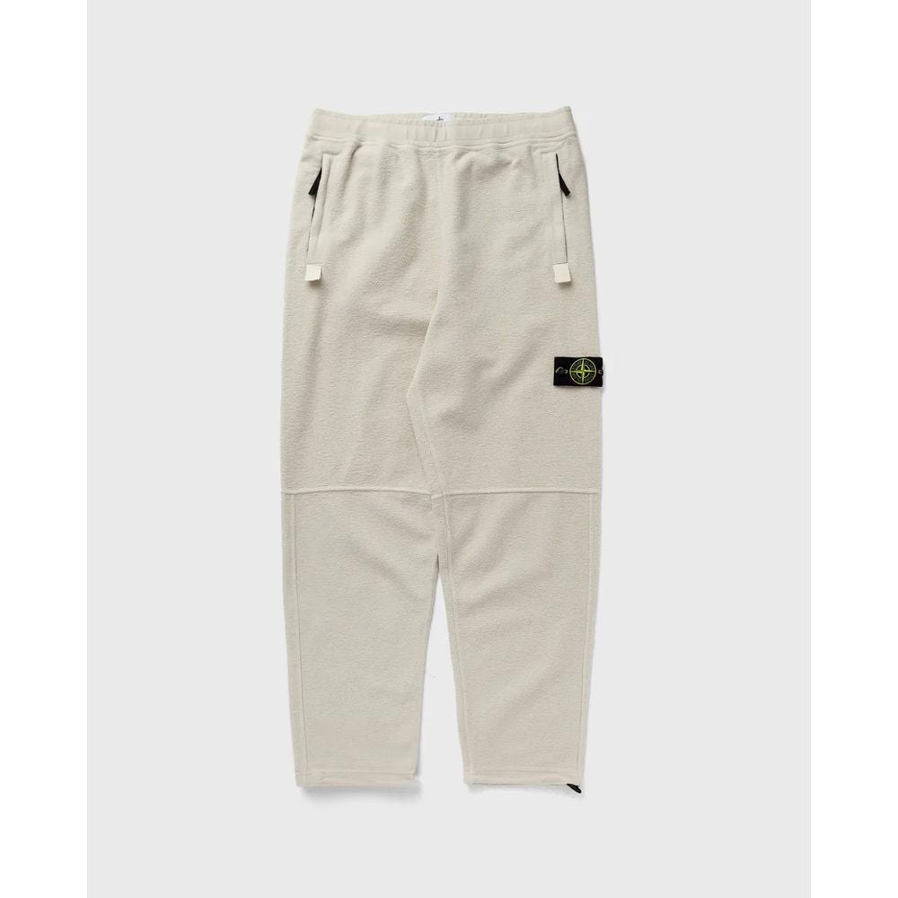 Stone Island – Weiße Baumwollhose für Herren