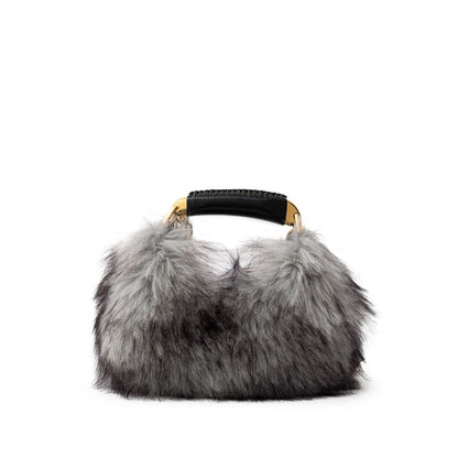 Tom Ford Graue Lederhandtasche