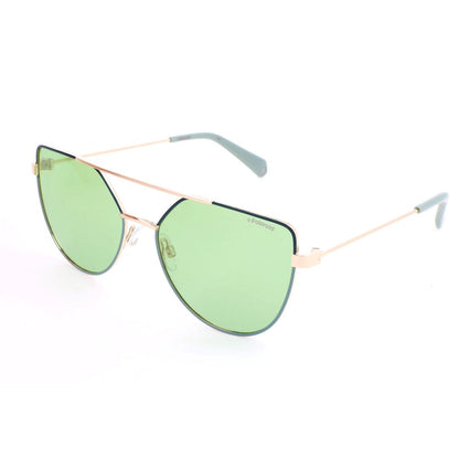 Polaroid Sonnenbrille aus goldenem Metall