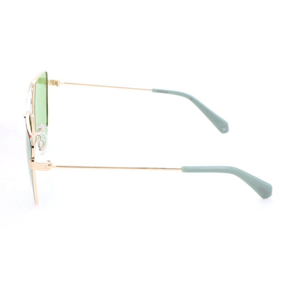 Polaroid Sonnenbrille aus goldenem Metall