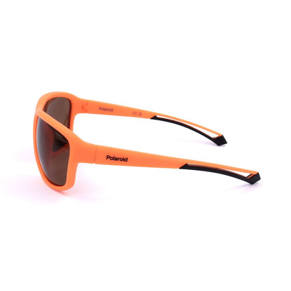 Polaroid Sonnenbrille aus orangefarbenem Harz