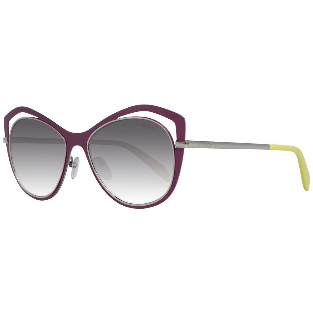 Emilio Pucci – Lilafarbene Metallsonnenbrille