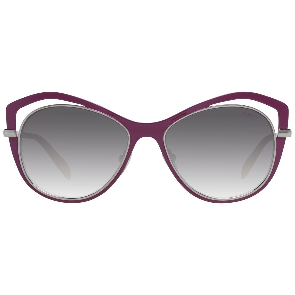 Emilio Pucci – Lilafarbene Metallsonnenbrille