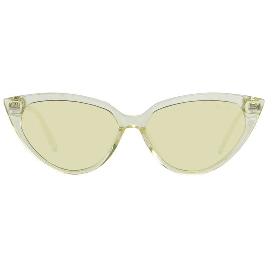 Emilio Pucci Sonnenbrille aus gelbem Metall