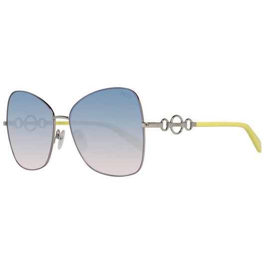 Emilio Pucci Sonnenbrille aus grauem Metall