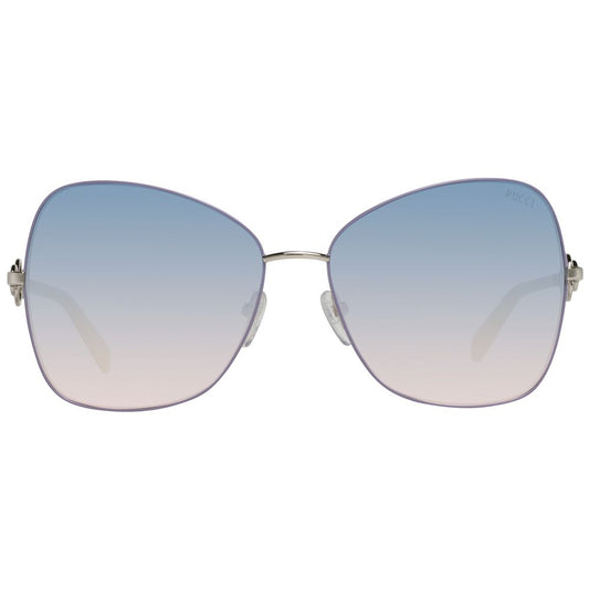 Emilio Pucci Sonnenbrille aus grauem Metall
