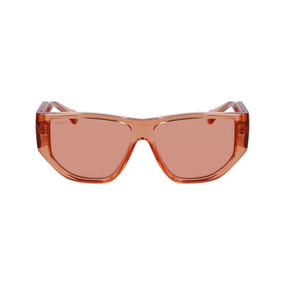 Ferragamo – Orangefarbene Sonnenbrille mit Spritzguss