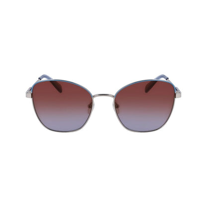 Longchamp Sonnenbrille aus grauem Metall