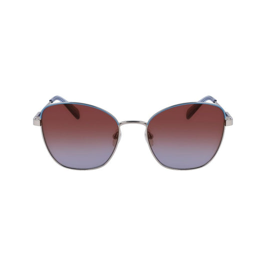 Longchamp Sonnenbrille aus grauem Metall