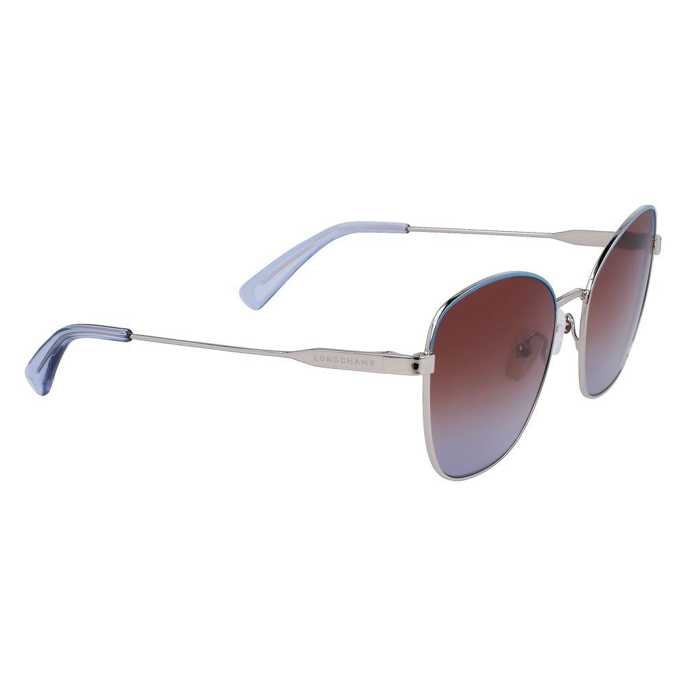 Longchamp Sonnenbrille aus grauem Metall