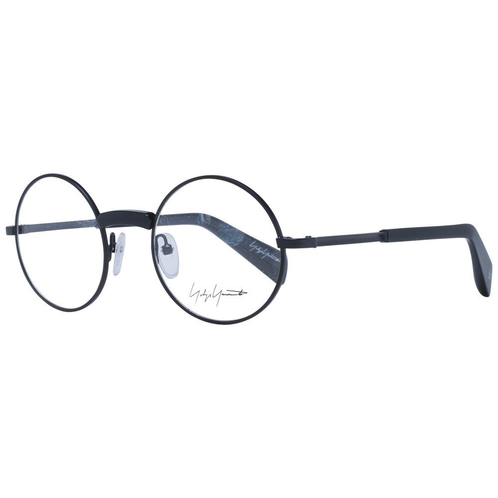 Yohji Yamamoto Schwarze Metallbrille (Gestell)
