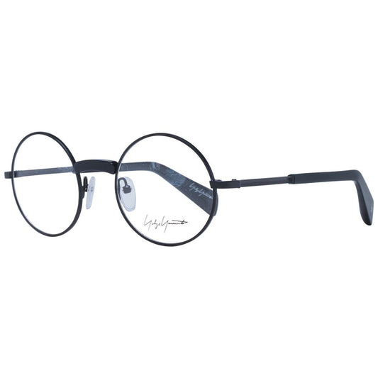 Yohji Yamamoto Schwarze Metallbrille (Gestell)