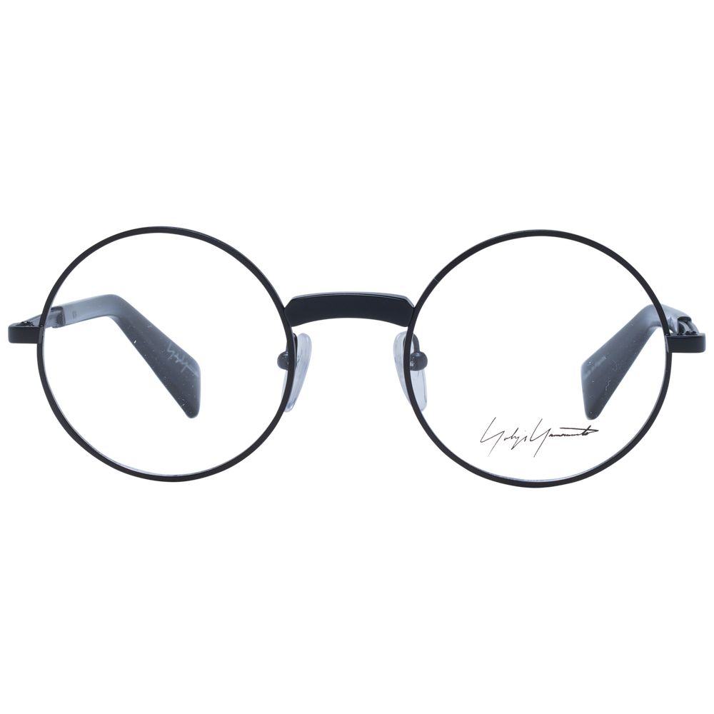 Yohji Yamamoto Schwarze Metallbrille (Gestell)