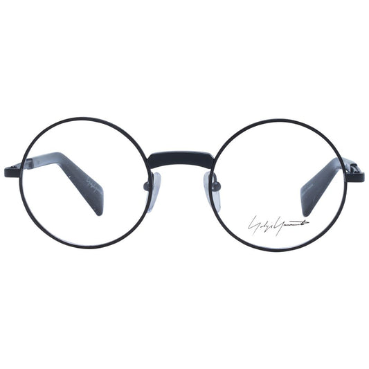 Yohji Yamamoto Schwarze Metallbrille (Gestell)