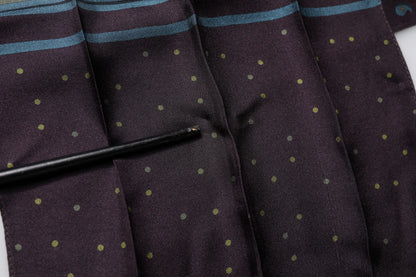 Dolce &amp; Gabbana Lila Fantasy Seiden-Halswickelschal