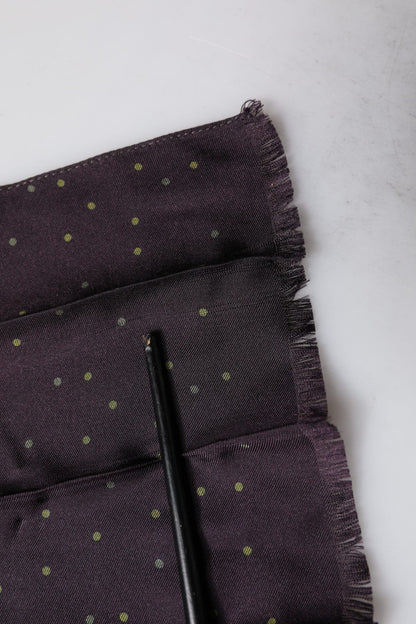 Dolce &amp; Gabbana Lila Fantasy Seiden-Halswickelschal