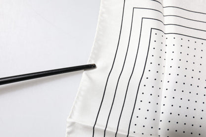 Dolce &amp; Gabbana – Quadratisches Taschentuch mit weißen Punkten