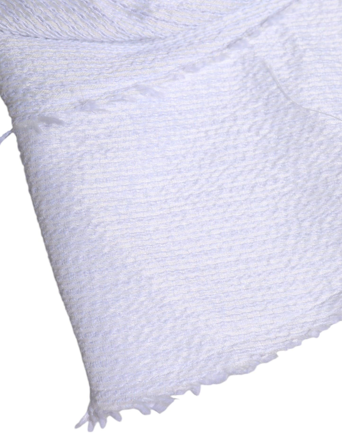 Dolce &amp; Gabbana – Weißer Fischerhut aus Polyester mit breiter Krempe