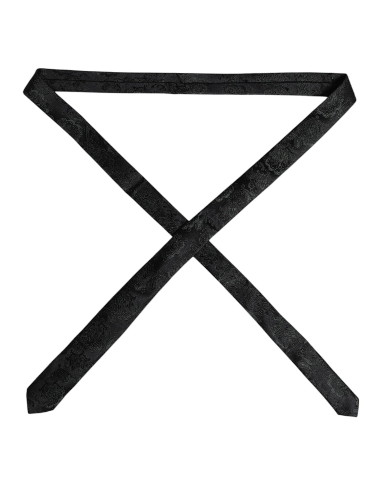 Dolce &amp; Gabbana Dunkelgrüne, verstellbare Seidenkrawatte mit Blumenmuster