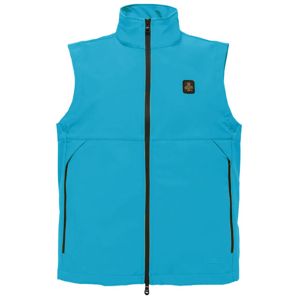 Refrigiwear Blue Polyester Men Vest