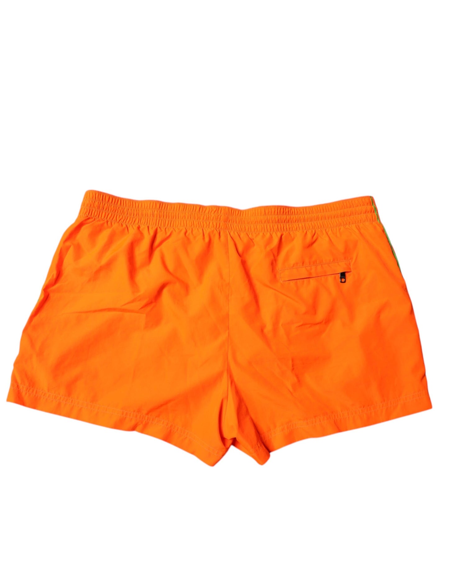 Dolce &amp; Gabbana – Orangefarbene Strandshorts aus Polyester, 2-teilige Bademode